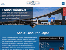 Tablet Screenshot of lone-starlogos.com
